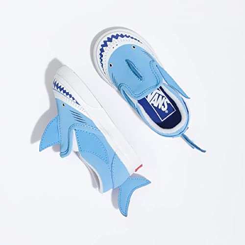 Vans Slipon V Shar Blue/True Toddler White Size : 9