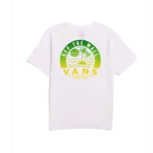 Vans Boys Old Skool Island (White) T-Shirt Size Large (12-14 Yrs)