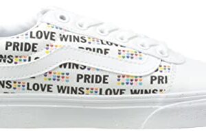 Vans Unisex Ward Pride Platform Sneaker - White 9