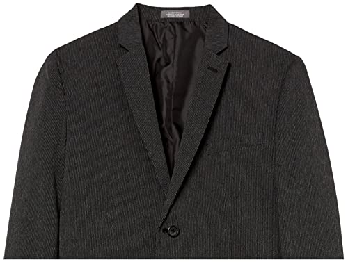 Van Heusen Boys' Big 2-Piece Formal Suit Set, Mini Black, 10 Husky