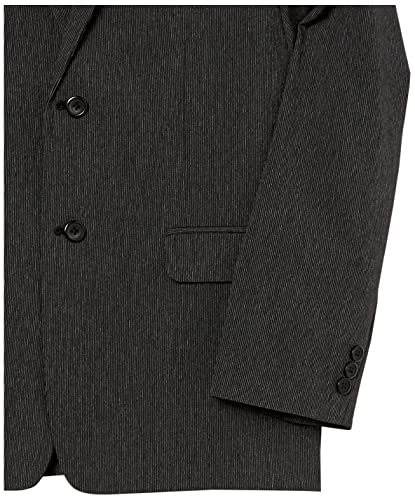 Van Heusen Boys' Big 2-Piece Formal Suit Set, Mini Black, 10 Husky