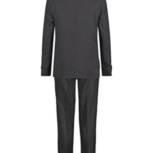 Van Heusen Boys' Big 2-Piece Formal Suit Set, Mini Black, 10 Husky