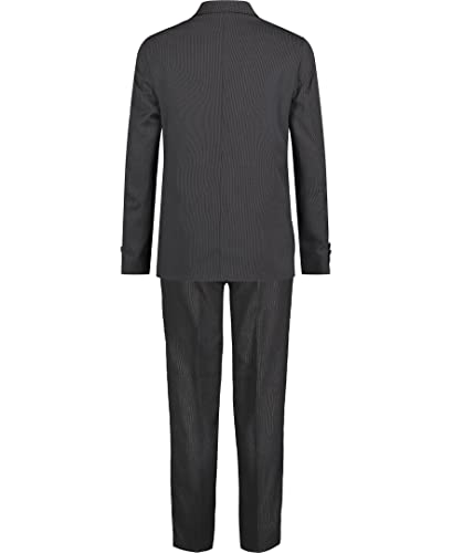 Van Heusen Boys' Big 2-Piece Formal Suit Set, Mini Black, 10 Husky