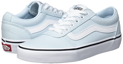 Vans Unisex Ward Canvas Low Platform Sneaker - Delicate Blue/White 8.5