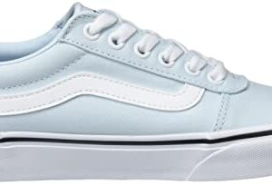 Vans Unisex Ward Canvas Low Platform Sneaker - Delicate Blue/White 8.5