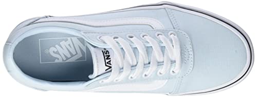 Vans Unisex Ward Canvas Low Platform Sneaker - Delicate Blue/White 8.5