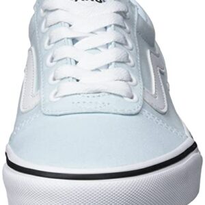 Vans Unisex Ward Canvas Low Platform Sneaker - Delicate Blue/White 8.5