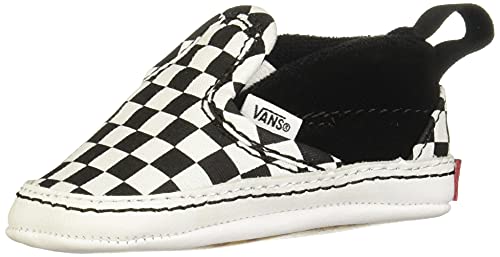 Vans Infant Checker Slip-On Black/True White Crib Size 4