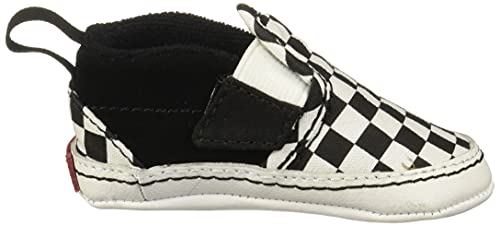 Vans Infant Checker Slip-On Black/True White Crib Size 4