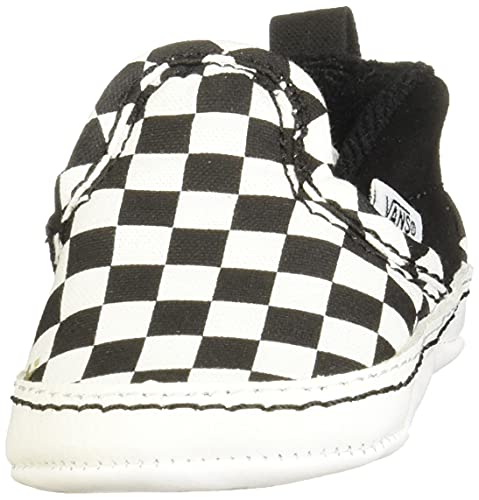 Vans Infant Checker Slip-On Black/True White Crib Size 4