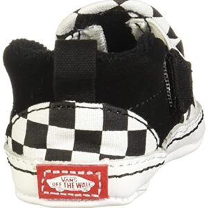 Vans Infant Checker Slip-On Black/True White Crib Size 4