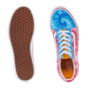 Vans Old Skool Youth (ABO) (TIE DYE Block) Multi/True White Size : 6