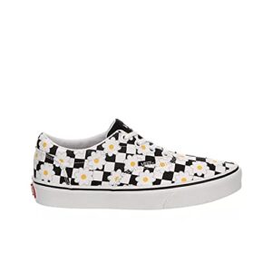 Vans Unisex Doheny Canvas Low Platform Sneaker - Flower Checkerboard Multicolor 8.5