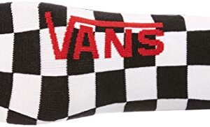 Vans mens CLASSIC SUPER NO SOCKS 3 PACK VN-0XTTRLM -, Red/White Check, Size 9.5