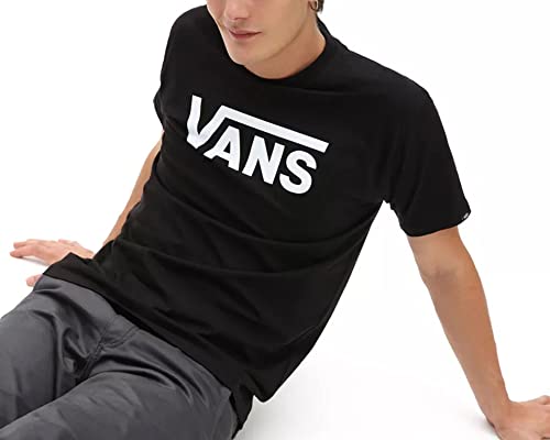 Vans Men's Classic Tee, Black/White, SM