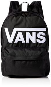 vans old skool iii backpack black/white one size
