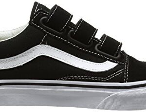 Vans Unisex Adults' Old Skool V Trainers, Black(Black/True White(Suede/Canvas)), 8.5 UK 42.5 EU