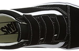 Vans Unisex Adults' Old Skool V Trainers, Black(Black/True White(Suede/Canvas)), 8.5 UK 42.5 EU