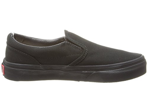 Vans Kids Unisex Classic Slip On, Black/Black, Size 13 Little Kid