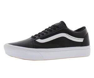 vans comfycush old skool unisex shoes mens 8/ womens 9.5, color: black/white