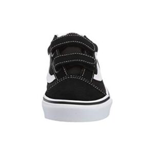 Vans Junior's Old Skool V, Black/True White, Size 6 Big Kid