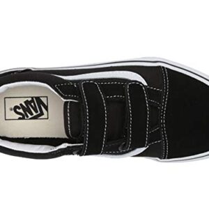 Vans Junior's Old Skool V, Black/True White, Size 6 Big Kid