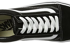 Vans Women's Old Skool Platform Trainers, (Black/White Y28), 8.5 UK 42.5 EU