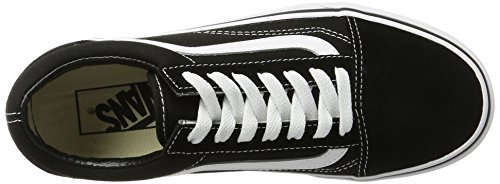 Vans Women's Old Skool Platform Trainers, (Black/White Y28), 8.5 UK 42.5 EU