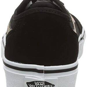 Vans Women's Low-Top Trainers Sneaker, Cheetah Stripe Black White, 8.5