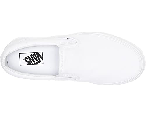 Vans, Classic Slip-On Sneakers (True White, 10.5 Men/12 Women)