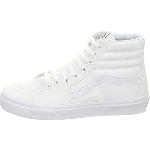 Vans Men's Sk-8 High Top Sneakers, True White, 8.5 Medium US