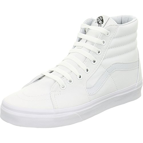 Vans Men's Sk-8 High Top Sneakers, True White, 8.5 Medium US