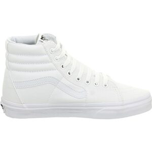 Vans Men's Sk-8 High Top Sneakers, True White, 8.5 Medium US