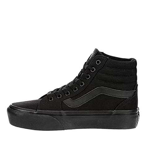 Vans Unisex Filmore High Top Platform Lace-up Sneaker - Black Women 8 Men 6.5