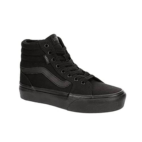 Vans Unisex Filmore High Top Platform Lace-up Sneaker - Black Women 8 Men 6.5