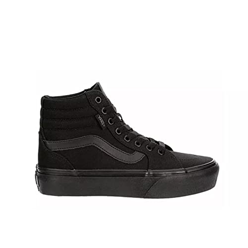 Vans Unisex Filmore High Top Platform Lace-up Sneaker - Black Women 8 Men 6.5