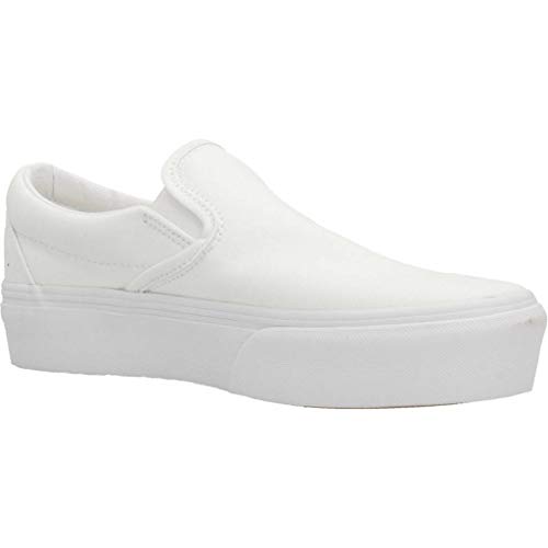 Vans Classic Slip-On Platform True White Men's 4, Women's 5.5