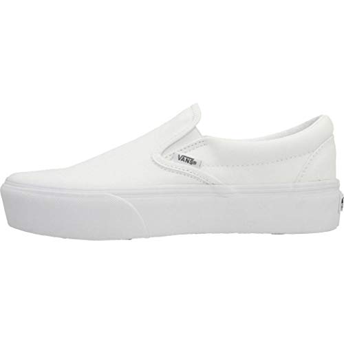 Vans Classic Slip-On Platform True White Men's 4, Women's 5.5