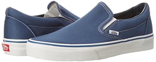 Vans Unisex Classic Slip-On(tm) Core Classics Navy Sneaker Men's 8.5, Women's 10 Medium