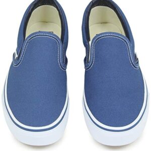 Vans Unisex Classic Slip-On(tm) Core Classics Navy Sneaker Men's 8.5, Women's 10 Medium