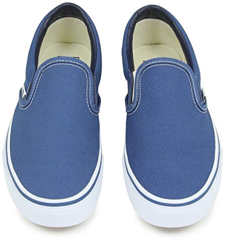 Vans Unisex Classic Slip-On(tm) Core Classics Navy Sneaker Men's 8.5, Women's 10 Medium