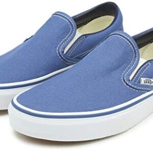 Vans Unisex Classic Slip-On(tm) Core Classics Navy Sneaker Men's 8.5, Women's 10 Medium