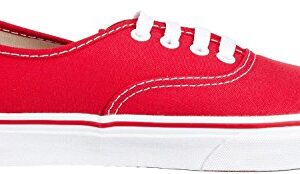 Vans Women's Authentic(tm) Core Classics, Red/White/Red, 7.5 Women/6 Men