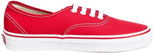 Vans Women's Authentic(tm) Core Classics, Red/White/Red, 7.5 Women/6 Men