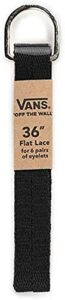 vans black laces 36 inch shoe laces (default , black), 36″ 6 eyelets