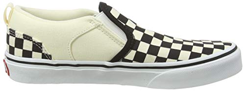 Vans YT Asher Trainers, Multicolour Checkers Black Natural Ipd, 5 US Unisex Big Kid