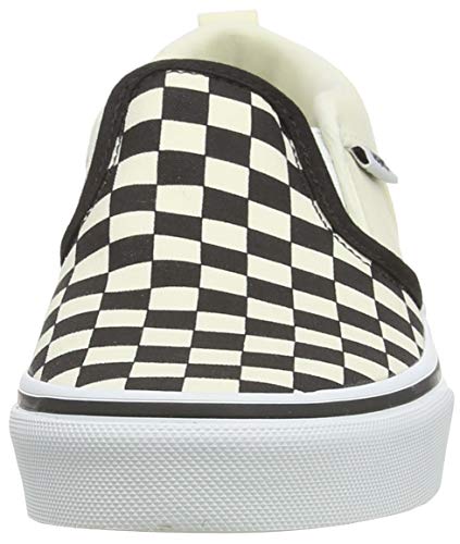 Vans YT Asher Trainers, Multicolour Checkers Black Natural Ipd, 5 US Unisex Big Kid