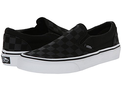 Vans Slip-On(TM) Core Classics (11.5 B(M) US Women / 10 D(M) US Men, (Checkered) Black/Black)