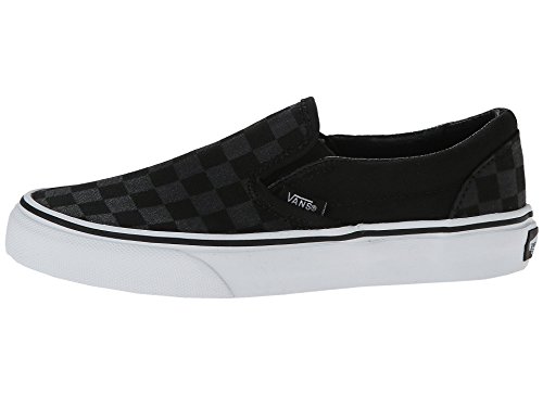 Vans Slip-On(TM) Core Classics (11.5 B(M) US Women / 10 D(M) US Men, (Checkered) Black/Black)