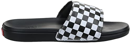 Vans La Costa Slide-On (Checkerboard) True White/Black Men's 8, Women's 9.5 Medium